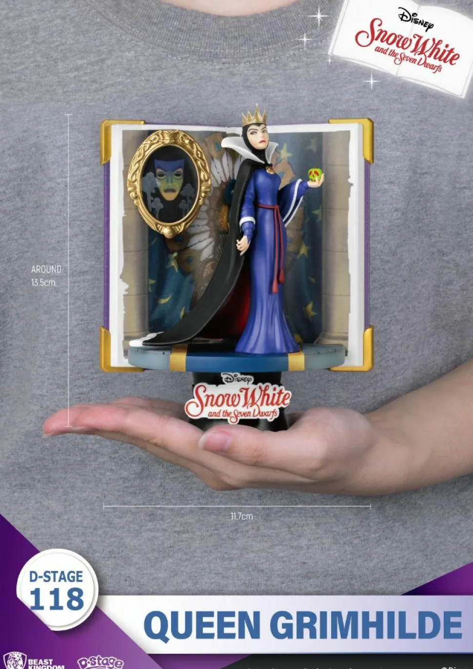 Snow White and the Seven Dwarfs (1937) - Queen Grimhilde Story Book Series D-Stage 6” Statue