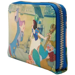 Snow White and the Seven Dwarfs (1937) - Scenes 4” Faux Leather Zip-Around Wallet