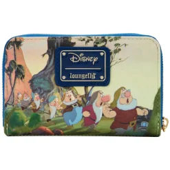 Snow White and the Seven Dwarfs (1937) - Scenes 4” Faux Leather Zip-Around Wallet