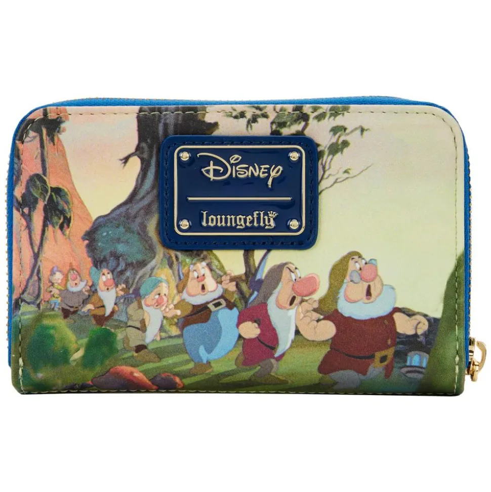 Snow White and the Seven Dwarfs (1937) - Scenes 4” Faux Leather Zip-Around Wallet