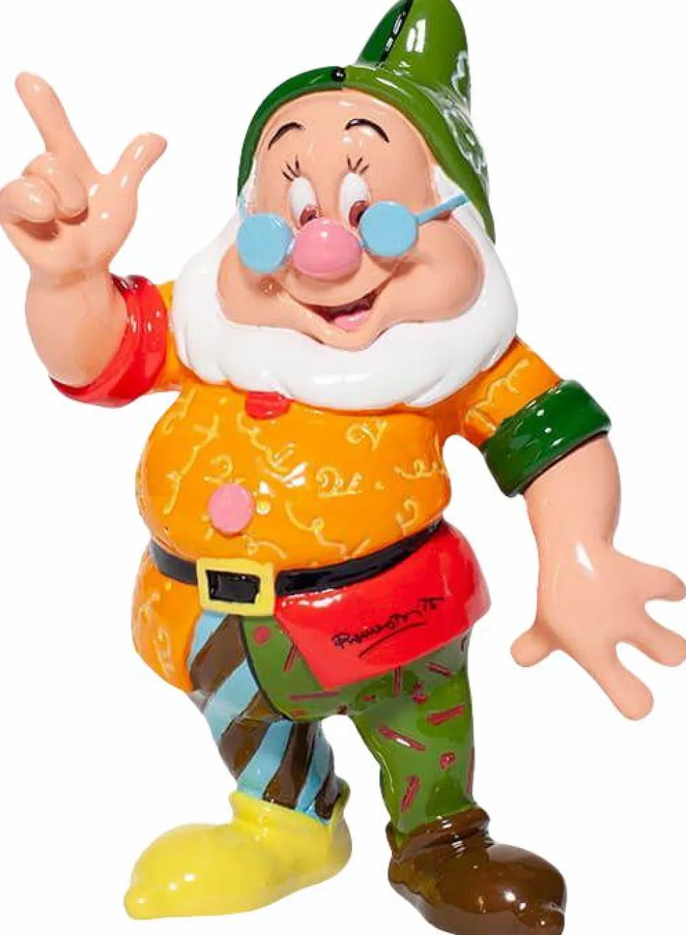 Snow White and the Seven Dwarfs - Doc 3” Statue by Romero Britto