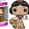 Snow White and the Seven Dwarfs - Snow White Gold Ultimate Disney Princess Pop! Vinyl Figure with Enamel Pin (Funko / Popcultcha Exclusive)