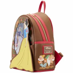 Snow White and the Seven Dwarfs (1937) - Snow White Lenticular Princess Series 10” Faux Leather Mini Backpack