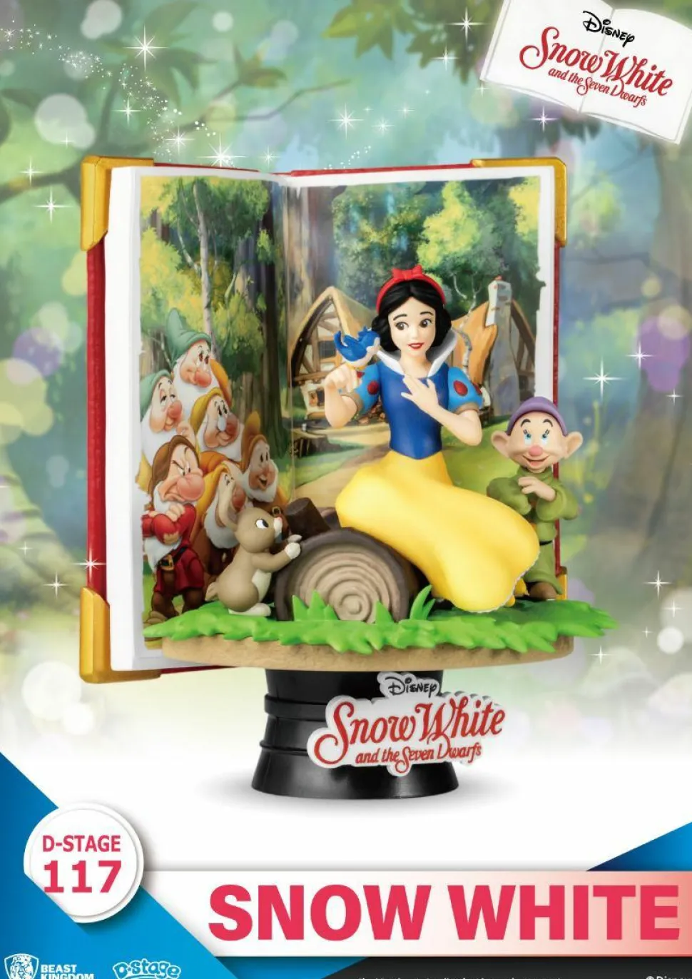 Snow White and the Seven Dwarfs (1937) - Snow White Story Book Series D-Stage 6” Statue