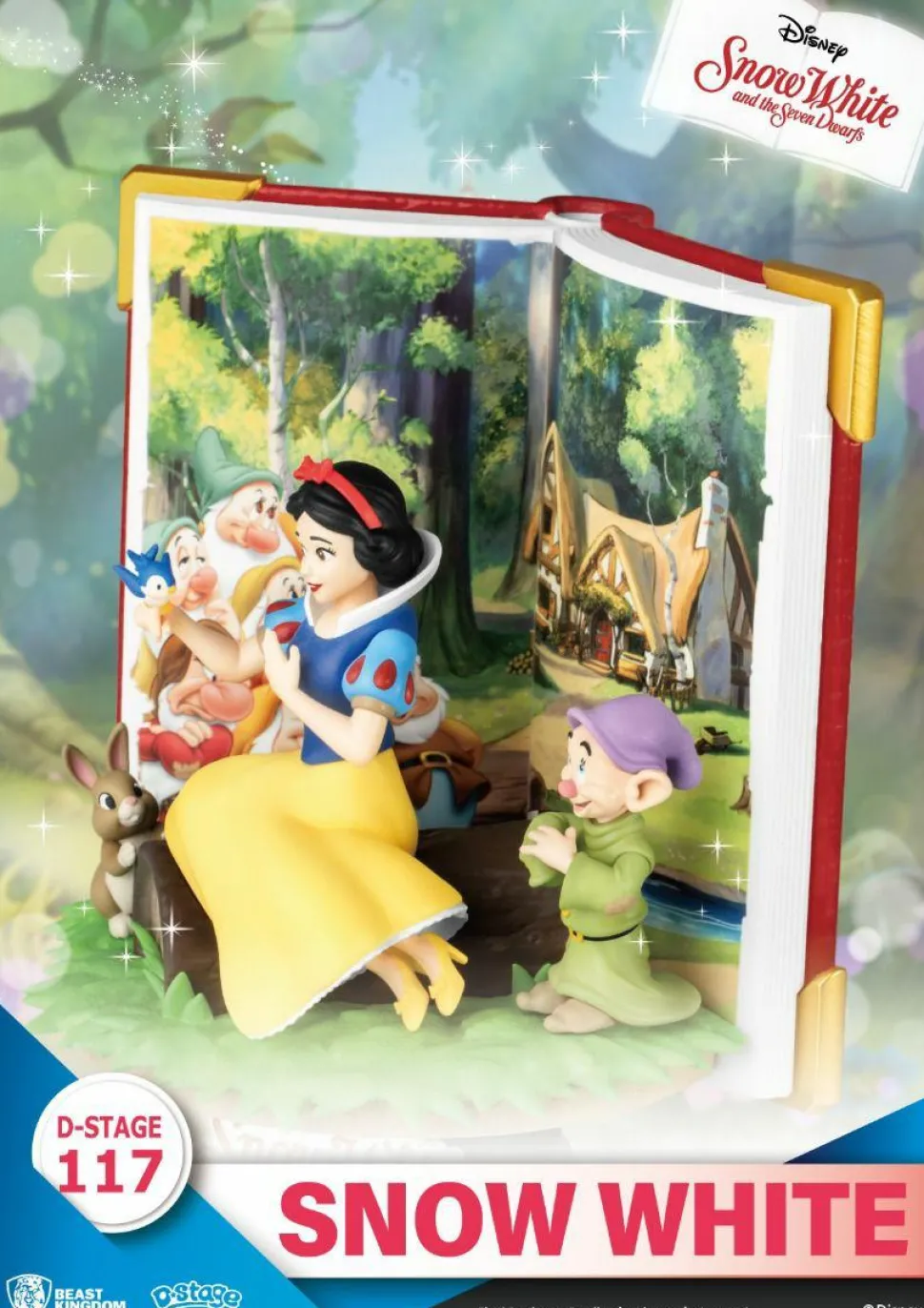 Snow White and the Seven Dwarfs (1937) - Snow White Story Book Series D-Stage 6” Statue
