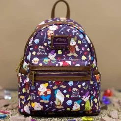 Snow White and the Seven Dwarfs (1937) - Seven Dwarfs 10” Faux Leather Mini Backpack
