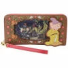 Snow White and the Seven Dwarfs (1937) - Snow White Lenticular Princess Series 4” Faux Leather Zip-Around Wristlet