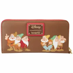 Snow White and the Seven Dwarfs (1937) - Snow White Lenticular Princess Series 4” Faux Leather Zip-Around Wristlet