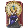 Snow White and the Seven Dwarfs (1937) - Evil Queen Throne 4” Faux Leather Zip-Around Wallet