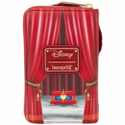 Snow White and the Seven Dwarfs (1937) - Evil Queen Throne 4” Faux Leather Zip-Around Wallet