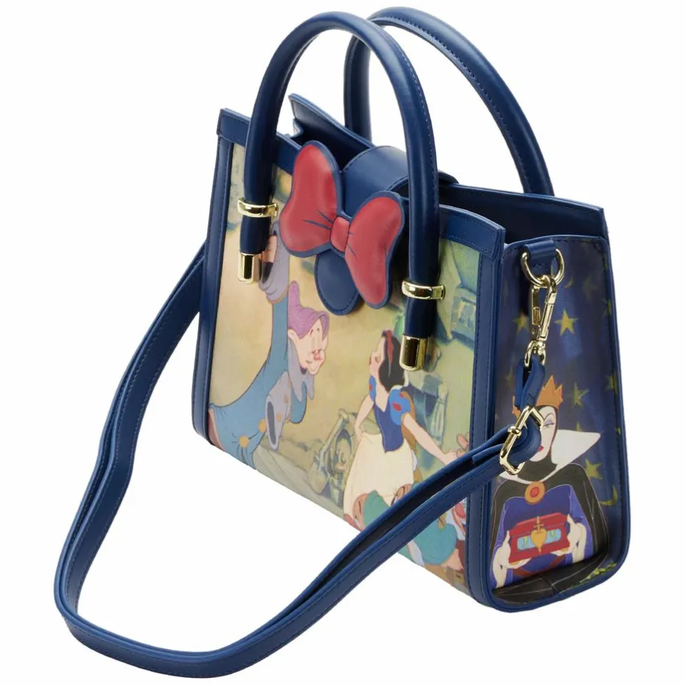 Snow White and the Seven Dwarfs (1937) - Scenes 7” Faux Leather Crossbody Bag
