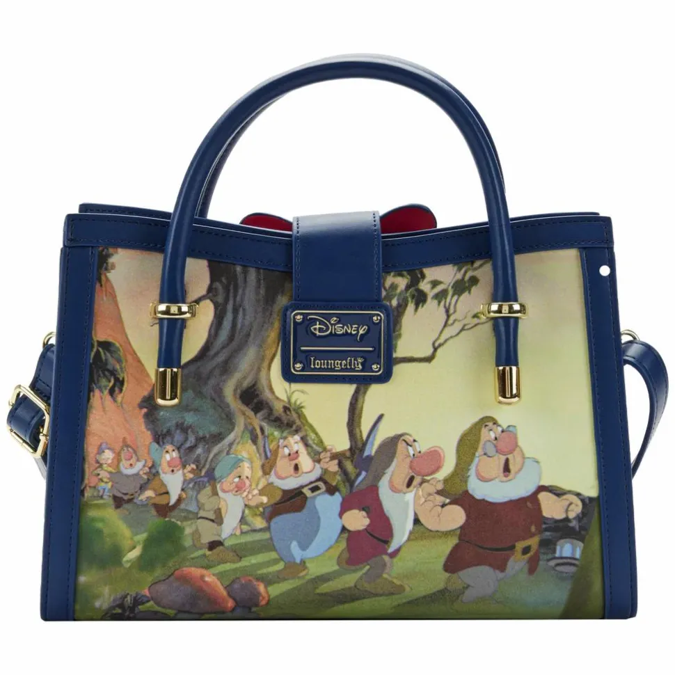 Snow White and the Seven Dwarfs (1937) - Scenes 7” Faux Leather Crossbody Bag