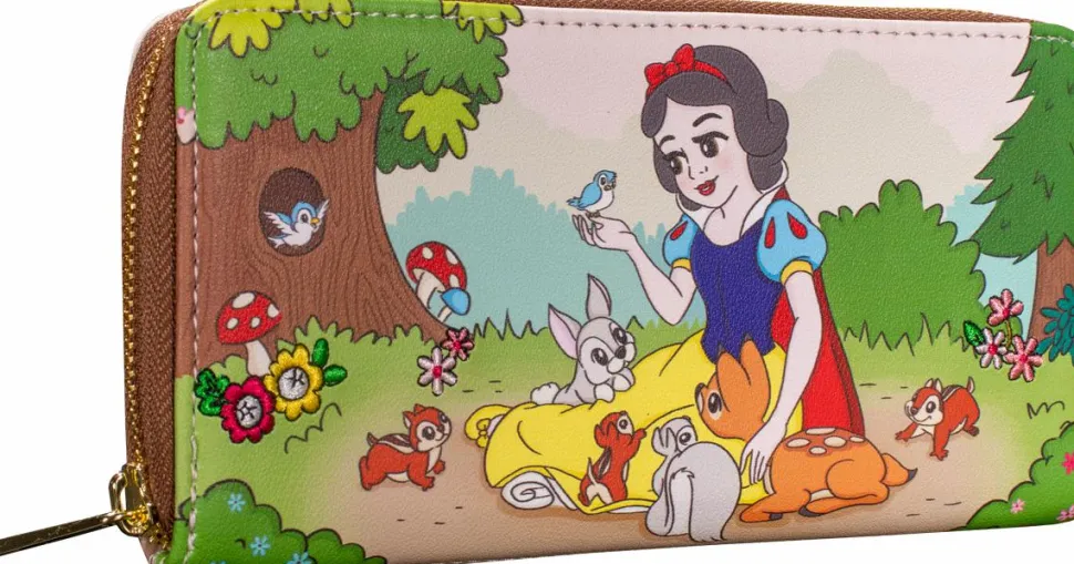 Snow White and The Seven Dwarfs (1937) - Multi-Scene 8” Faux Leather Zip-Around Wallet