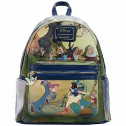 Snow White and the Seven Dwarfs (1937) - Scenes 10” Faux Leather Mini Backpack