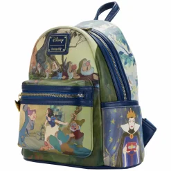 Snow White and the Seven Dwarfs (1937) - Scenes 10” Faux Leather Mini Backpack
