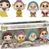 Snow White and the Seven Dwarfs (1937) - Dopey, Sleepy, Doc & Snow White Diamond Glitter Pop! Vinyl Figure 4-Pack