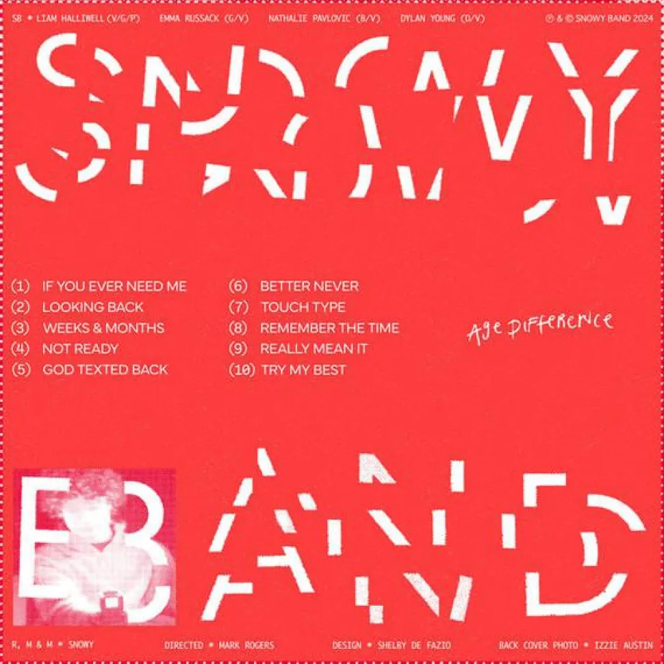 Snowy Band - Age Difference LP Vinyl Record (Maroon Coloured Vinyl)