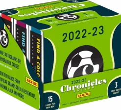 Soccer - 2022/23 Panini Chronicles Soccer Trading Cards Hobby Box (Display of 3)
