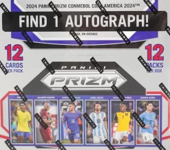 Soccer - 2023/24 Panini Prizm COPA America Soccer Trading Cards Hobby Box (Display of 12)