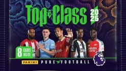Soccer - 2025 Premier League Panini Top Class Soccer Trading Cards Pack (8 Cards)