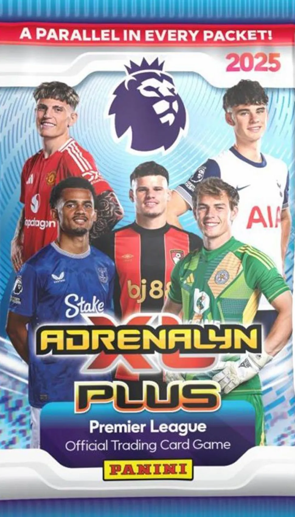 Soccer - 2025 Premier League Panini Adrenalyn XL Plus Soccer Trading Cards Booster Pack (8 Cards)