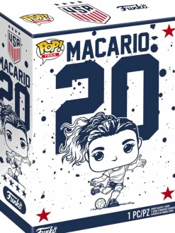 Soccer - Catarina Macario USA (USWNT) Pop! Tees Unisex Red T-Shirt