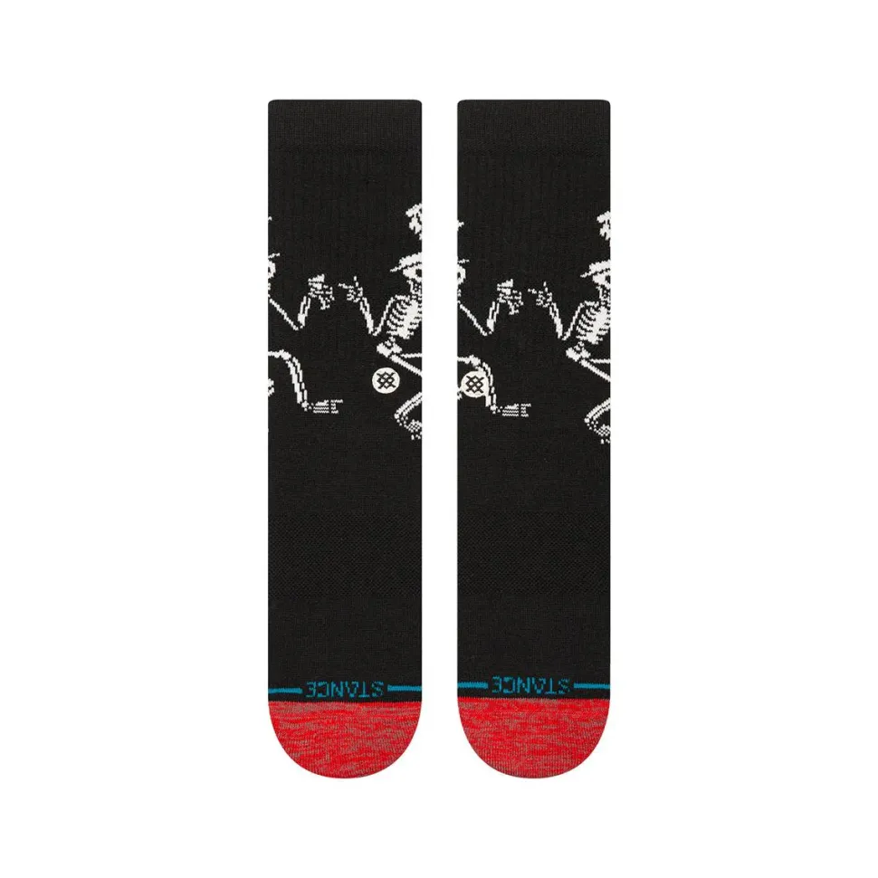 Social Distortion - Social Distortion x Stance Skelly Dancing Crew Socks (One Size)