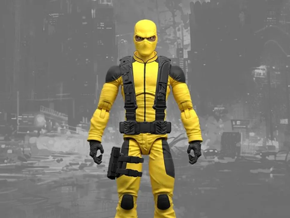 Soldiers of Fortune - Close Combat Operative (Yellow) 1/12th Scale Action Figure