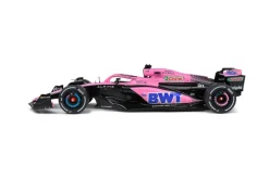 Solido Cars - 2023 Alpine A523 Formula 1 Racing Car (Presentation Version) 1/18th Scale Die-Cast Vehicle Replica