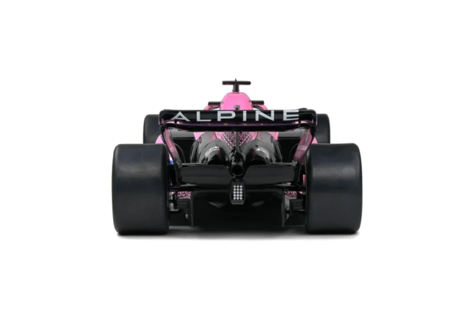 Solido Cars - 2023 Alpine A523 Formula 1 Racing Car (Presentation Version) 1/18th Scale Die-Cast Vehicle Replica