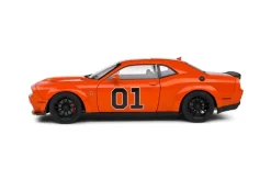 Solido Cars - 2023 Dodge Challenger R/T Scat Pack Widebody Hazzard Tribute 1/18th Scale Die-Cast Vehicle Replica