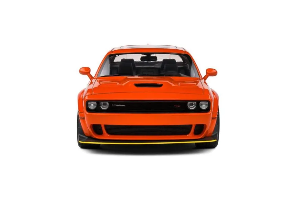 Solido Cars - 2023 Dodge Challenger R/T Scat Pack Widebody Hazzard Tribute 1/18th Scale Die-Cast Vehicle Replica