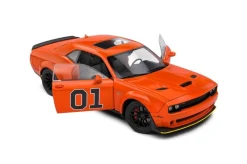Solido Cars - 2023 Dodge Challenger R/T Scat Pack Widebody Hazzard Tribute 1/18th Scale Die-Cast Vehicle Replica