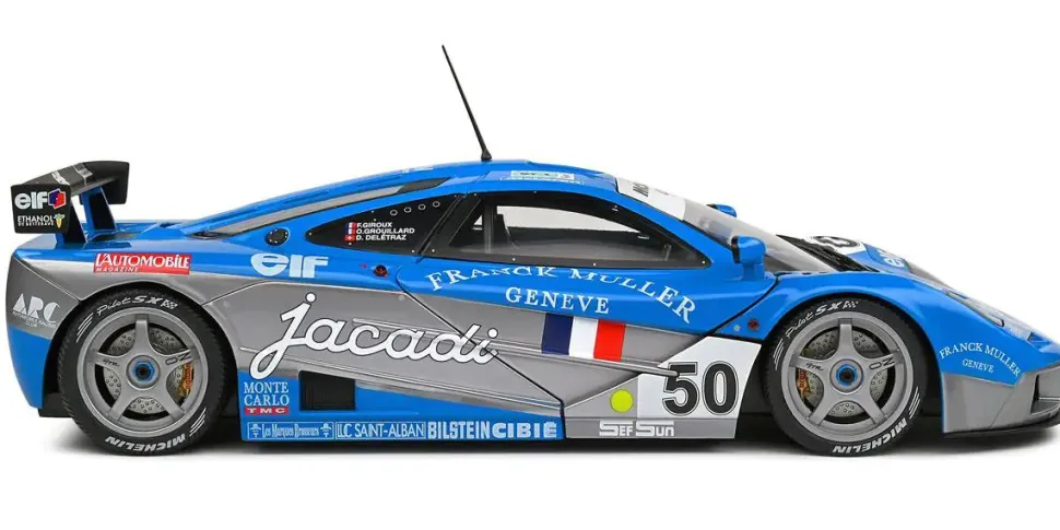 Solido Cars - 1995 McLaren F1 GTR Short Tail (24-hour Le Mans) 1/18th Scale Die-Cast Vehicle Replica