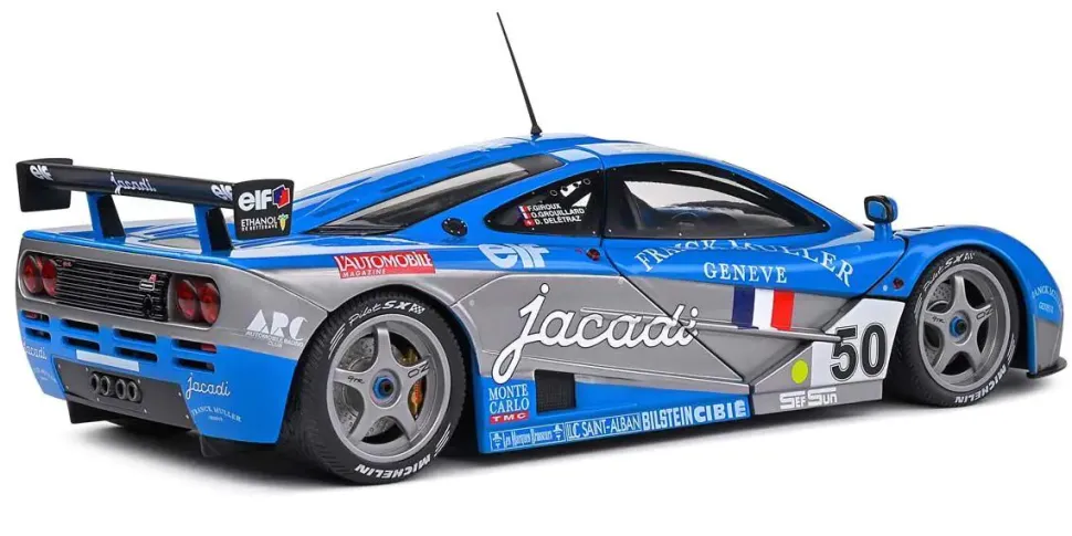 Solido Cars - 1995 McLaren F1 GTR Short Tail (24-hour Le Mans) 1/18th Scale Die-Cast Vehicle Replica