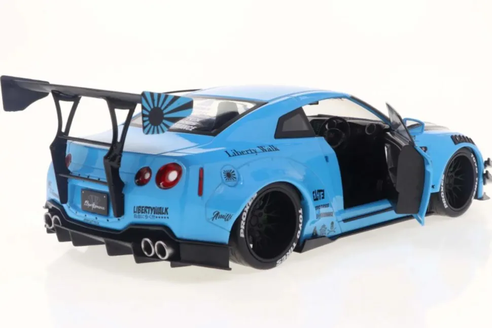 Solido Cars - 2024 Nissan GT-R (R35) Liberty Walk Body Kit 2.0 1/18th Scale Die-Cast Vehicle Replica