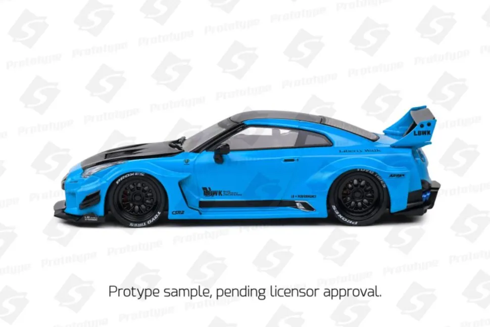 Solido Cars - 2019 Nissan GTR35 Liberty Walk Silhouette Miami 1/43 Scale Die-Cast Vehicle Replica