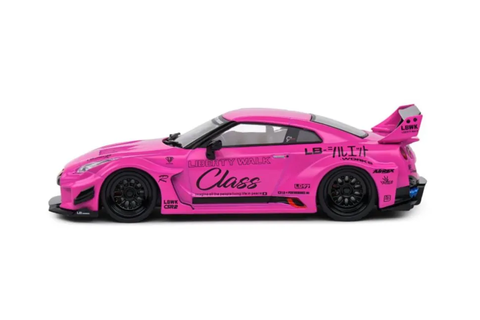Solido Cars - 2019 Nissan GTR35 Liberty Walk Silhouette 1/43 Scale Die-Cast Vehicle Replica