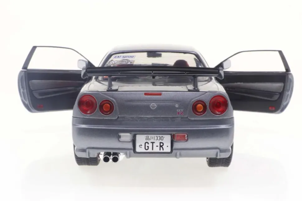 Solido Cars - 1999 Nissan Skyline GT-R (R34) 1/18th Scale Die-Cast Vehicle Replica