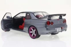 Solido Cars - 1999 Nissan Skyline GT-R (R34) 1/18th Scale Die-Cast Vehicle Replica