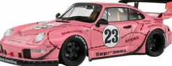 Solido Cars - 2020 Porsche 911 RWB Bodykit Pink Pig 1/18th Scale Die-Cast Vehicle Replica