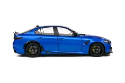 Solido Cars - Anodised Blue 2022 Alfa Romeo Giulia GTA 1/18th Scale Die-Cast Vehicle Replica