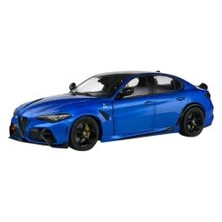 Solido Cars - Anodised Blue 2022 Alfa Romeo Giulia GTA 1/18th Scale Die-Cast Vehicle Replica