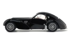 Solido Cars - Black 1937 Bugatti Type 57 SC Atlantic 1/18th Scale Die-Cast Vehicle Replica