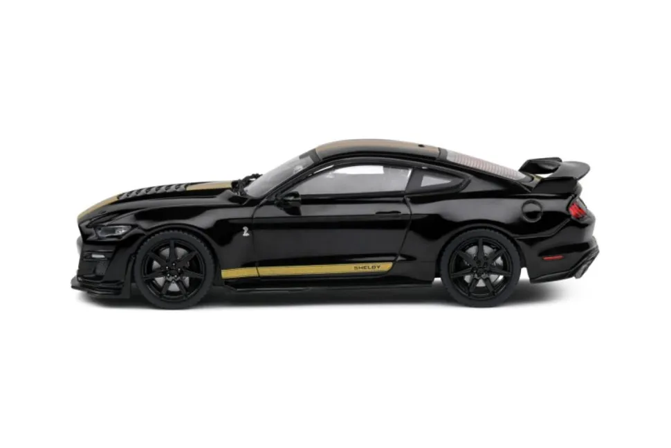 Solido Cars - Black 2020 Shelby Mustang GT500 1/43 Scale Die-Cast Vehicle Replica