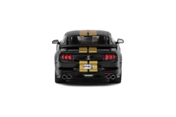 Solido Cars - Black 2020 Shelby Mustang GT500 1/43 Scale Die-Cast Vehicle Replica