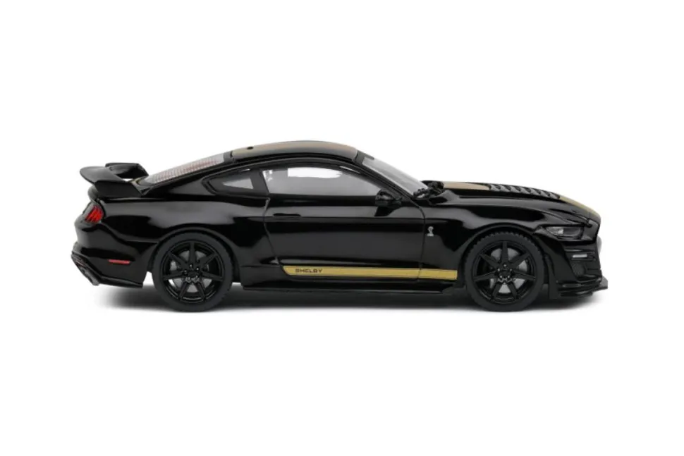 Solido Cars - Black 2020 Shelby Mustang GT500 1/43 Scale Die-Cast Vehicle Replica