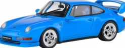 Solido Cars - Blue 1993 Porsche 911 (993) RS Clubsport 1/43 Scale Die-Cast Vehicle Replica
