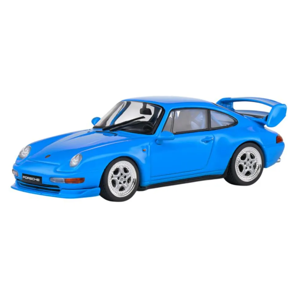 Solido Cars - Blue 1993 Porsche 911 (993) RS Clubsport 1/43 Scale Die-Cast Vehicle Replica