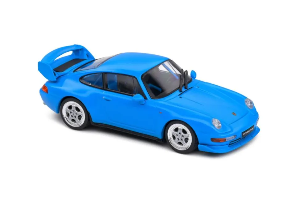 Solido Cars - Blue 1993 Porsche 911 (993) RS Clubsport 1/43 Scale Die-Cast Vehicle Replica